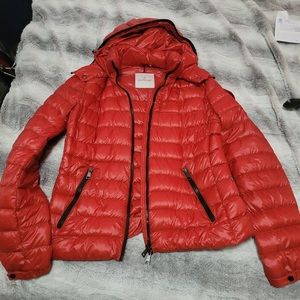 Authentic Red and in pristine condition women’s Moncler jacket